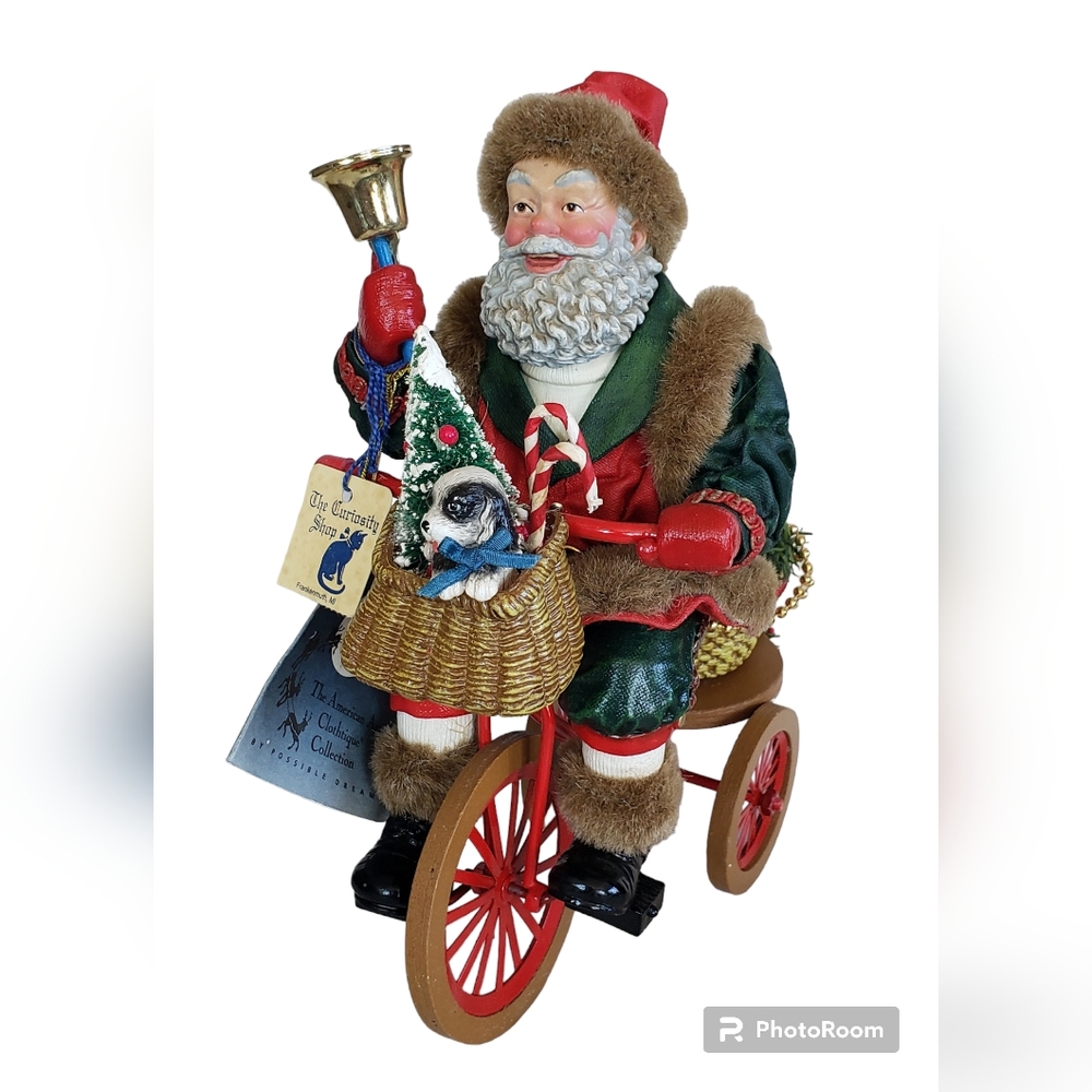 Possible Dreams "Riding High" 1995 Santa Clause on Trike